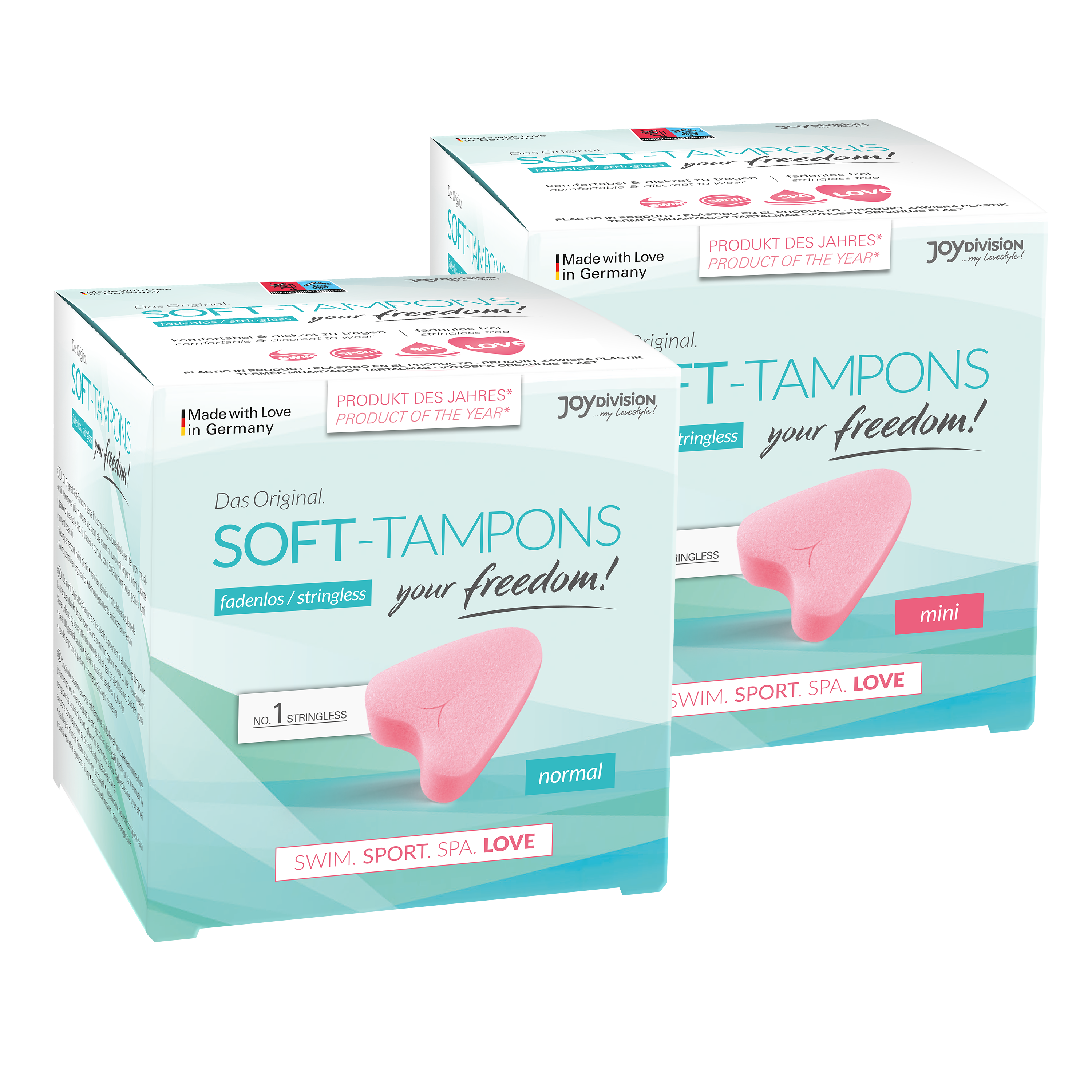 Soft-Tampons 3er family